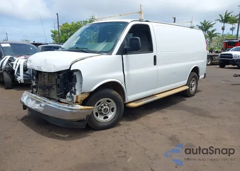 2017 GMC Savana 2500 Work Van z USA, uszkodzony, nr VIN 1GTW7AFFXH1906959